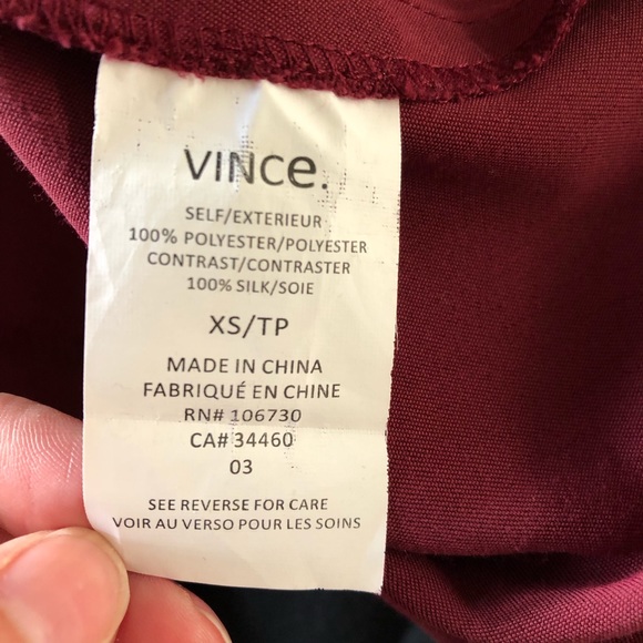 Vince burgundy dress - Picture 5 of 5